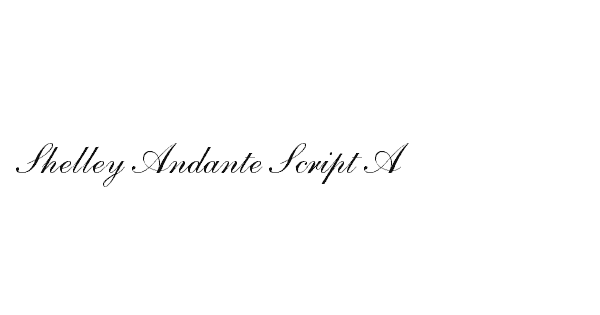 Shelley Andante Script A