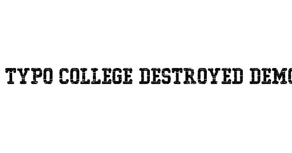 Typo College Destroyed Demo
