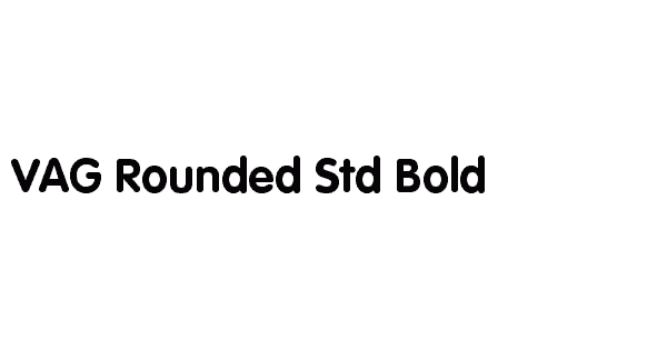 VAG Rounded Std Bold