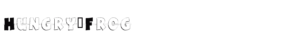 font (Hungry-Frog) download