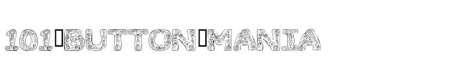font 101-Button-Mania download