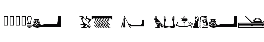 font 101-HieroglyphiX-III download
