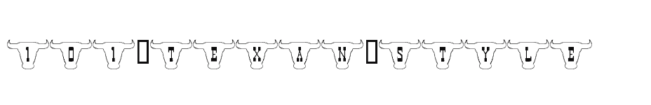 font 101-Texan-Style download