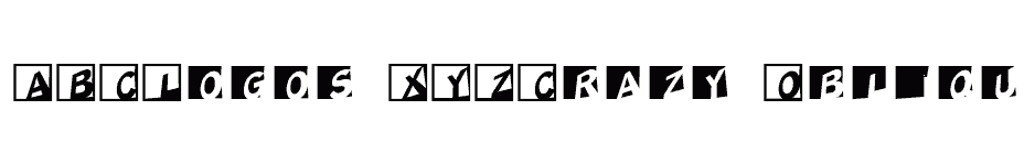 font ABCLogos-XYZCrazy-Oblique download
