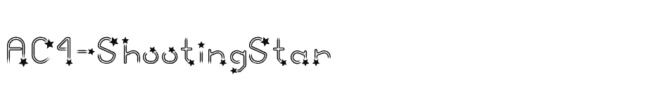 font AC4-ShootingStar download