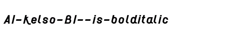 font AI-kelso-BI--is-bolditalic download