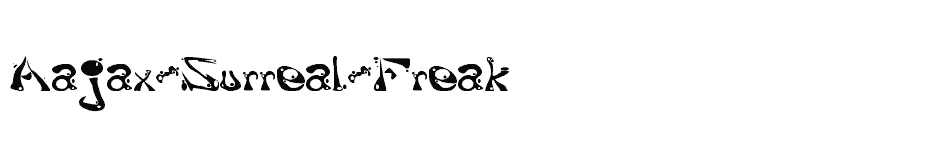 font Aajax-Surreal-Freak download