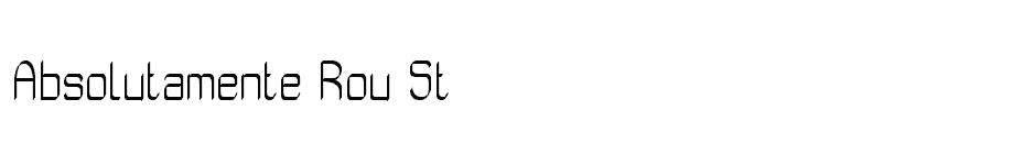 font Absolutamente-Rou-St download