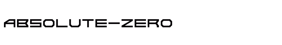font Absolute-Zero download
