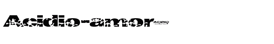 font Acidio-amore download