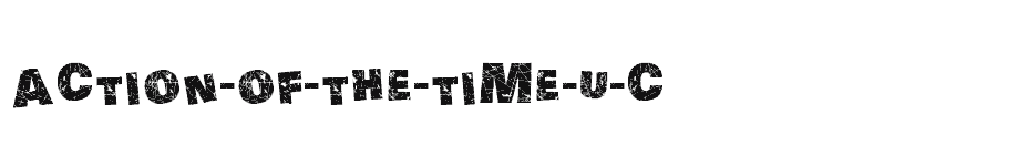 font Action-of-the-Time-U-C download