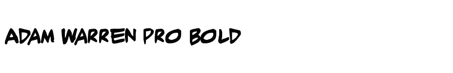 font Adam-Warren-pro-Bold download