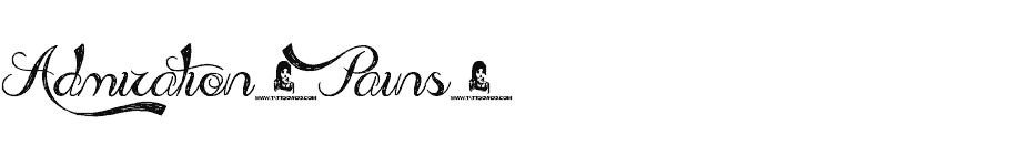 font Admiration-Pains- download