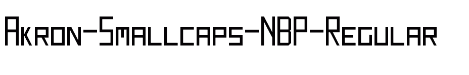font Akron-Smallcaps-NBP-Regular download