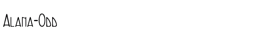 font Alana-Odd download