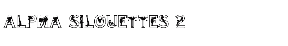 font Alpha-Silouettes-2 download