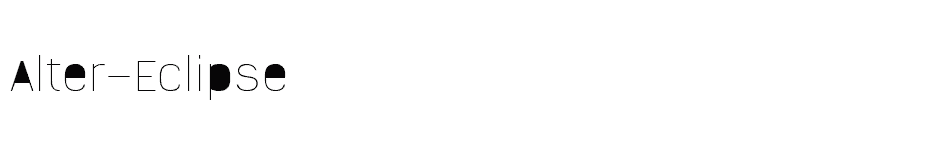 font Alter-Eclipse download