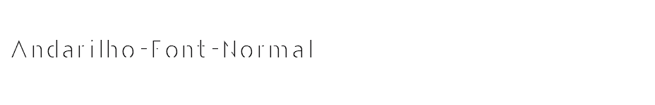 font Andarilho-Font-Normal download