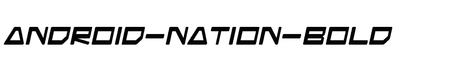 font Android-Nation-Bold download