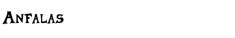 font Anfalas download