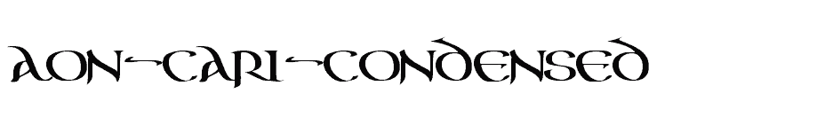 font Aon-Cari-Condensed download