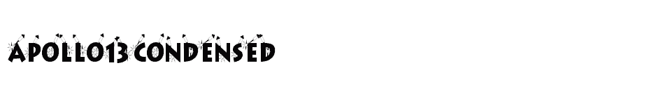 font Apollo13Condensed download