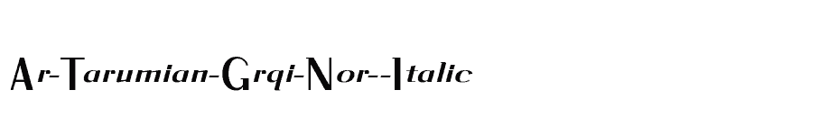 font Ar-Tarumian-Grqi-Nor--Italic download