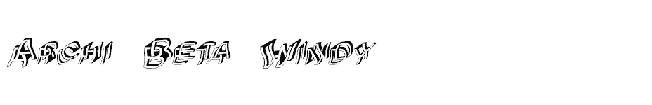 font Archi-Beta-Windy download