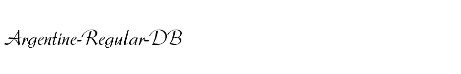 font Argentine-Regular-DB download