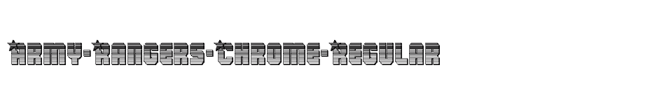 font Army-Rangers-Chrome-Regular download