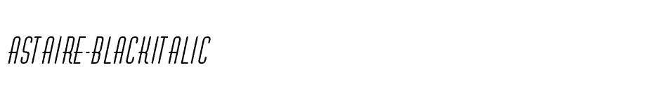 font Astaire-BlackItalic download