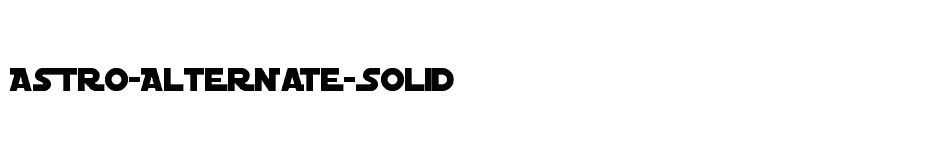 font Astro-Alternate-Solid download