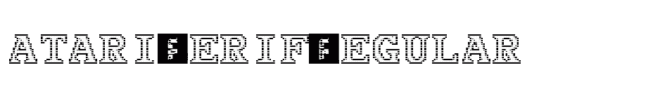 font Atari-Serif-Regular download