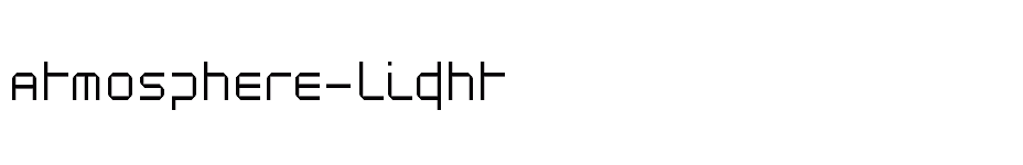 font Atmosphere-Light download