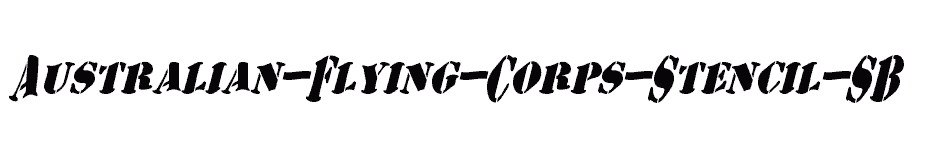 font Australian-Flying-Corps-Stencil-SB download