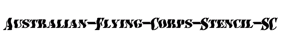 font Australian-Flying-Corps-Stencil-SC download