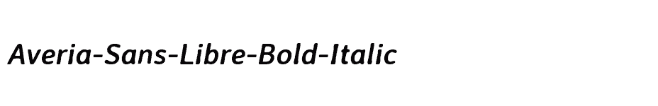 font Averia-Sans-Libre-Bold-Italic download
