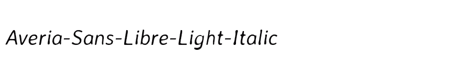 font Averia-Sans-Libre-Light-Italic download