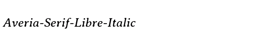 font Averia-Serif-Libre-Italic download