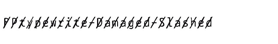 font BPtypewrite-Damaged-Slashed download