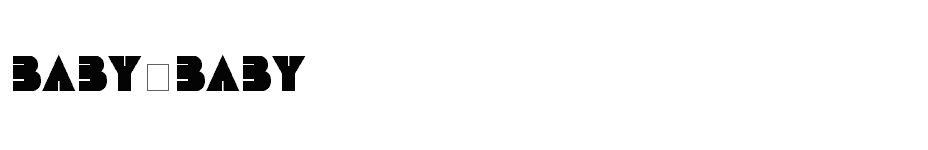 font Baby-baby download