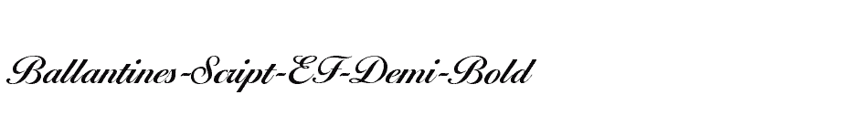 font Ballantines-Script-EF-Demi-Bold download