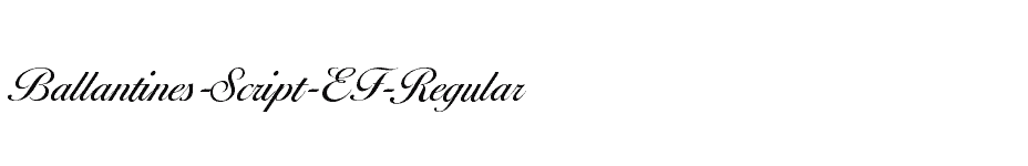 font Ballantines-Script-EF-Regular download
