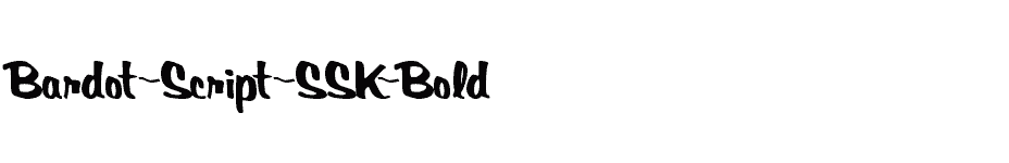 font Bardot-Script-SSK-Bold download