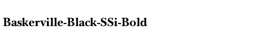 font Baskerville-Black-SSi-Bold download