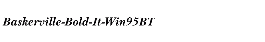font Baskerville-Bold-It-Win95BT download