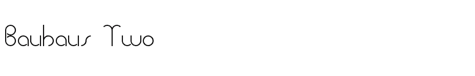 font Bauhaus-Two download