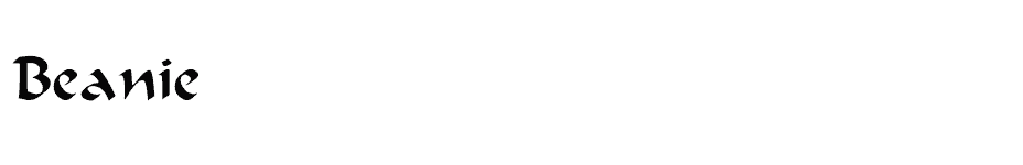 font Beanie download