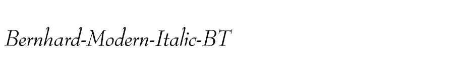 font Bernhard-Modern-Italic-BT download