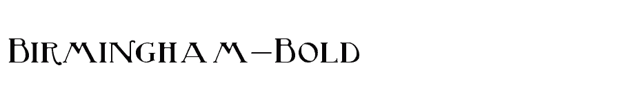 font Birmingham-Bold download